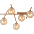Lámpara de techo SMART 5xE14/10W/230V beige/beige ahumado